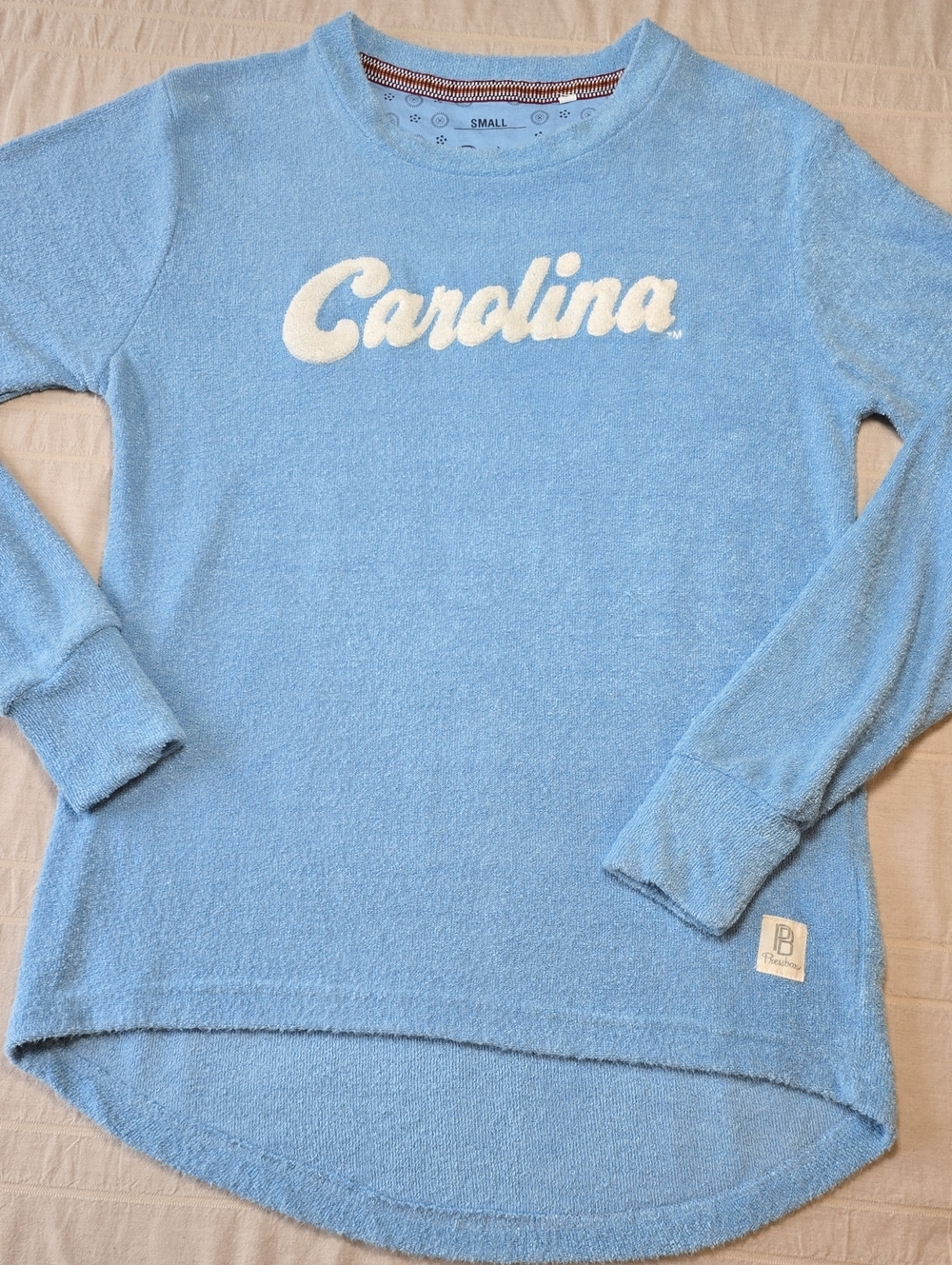 Pressbox by Royce Apparel Carolina Cozy Game Day Long Sleeve Women's Small
